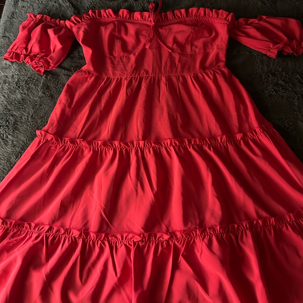 Off shoulder summer dress